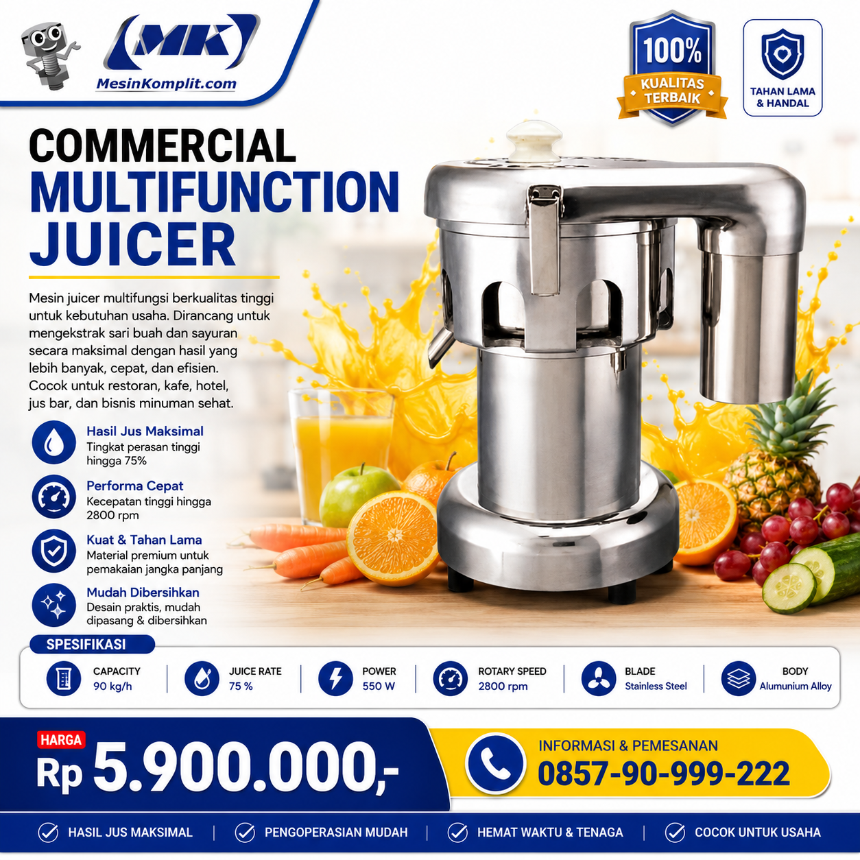 Juicer Buah Sayuran (RST-...